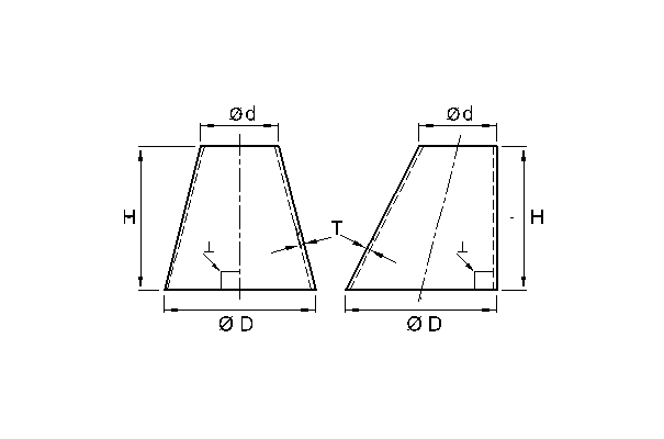 Reduções concêntricas / Excêntricas ISO