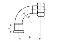 Curva 2 peças - porca louca 2