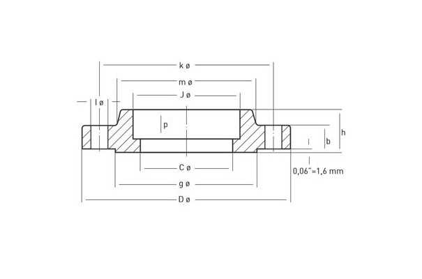 Flange Socket Welding 150 Lb