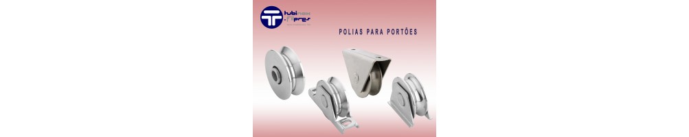 Polias para portões correr