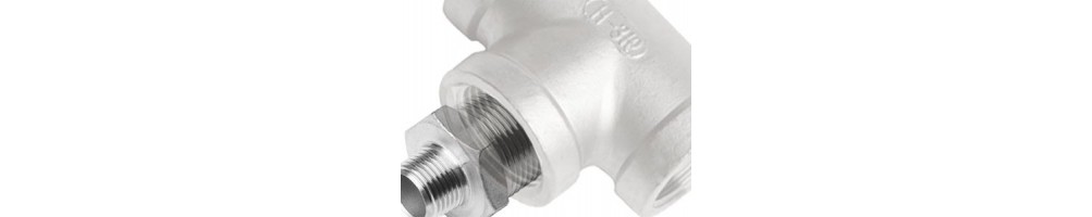 Acessórios roscados BSP 150 Lb aço inox